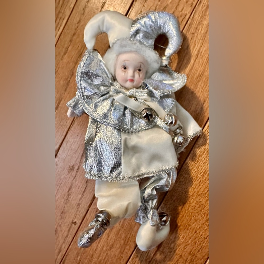 Charming Ornament Jester Clown Figurine